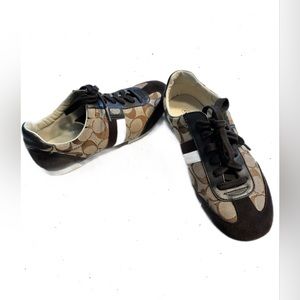 Coach Joss shoes, Women’s size 8M pre-owned Coach sneakers Tennis Shoes Brown